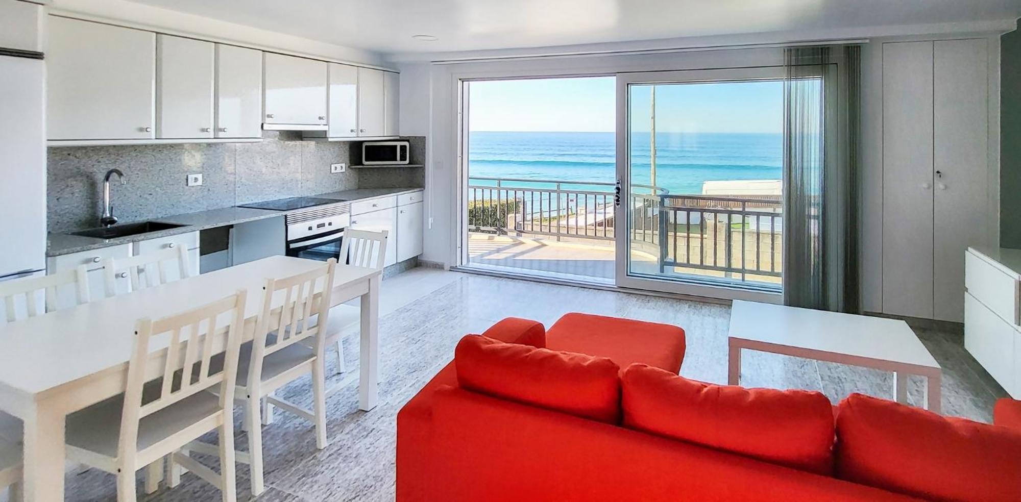 Ag Casa Vilamar En Primera Linea De Playa Razo Razo da Costa Exterior foto
